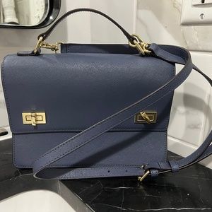 Never worn navy Henry Bendel purse